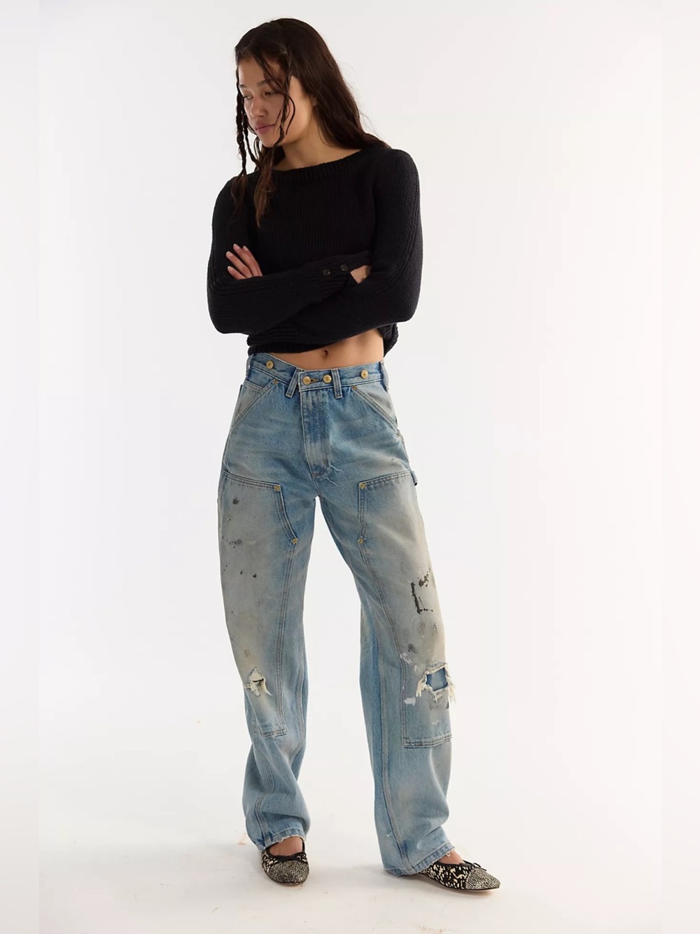 NWT/NWOT! Free People We The Free Emily Carpenter Jeans Sz 25 & 29